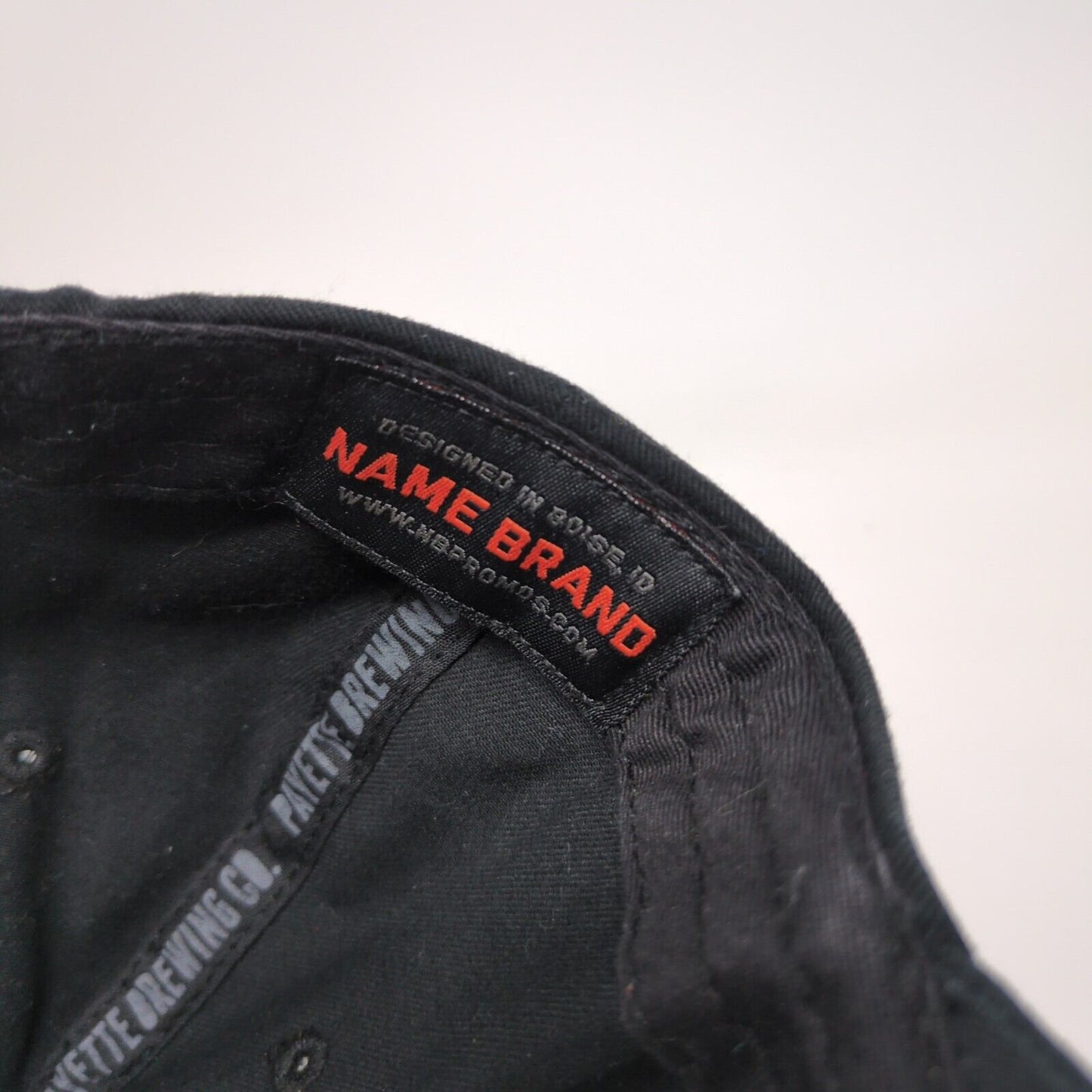 Payette Brewing Co. Snapback Hat Black One Size Embroidered 6 Panel