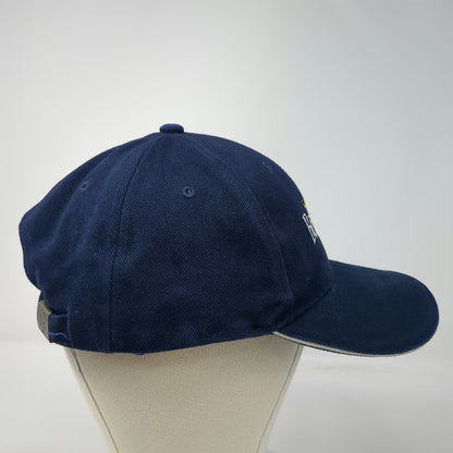 Kalahari Baseball Cap Blue One Size Bermuda Sun Bird Cotton Adjustable Hat