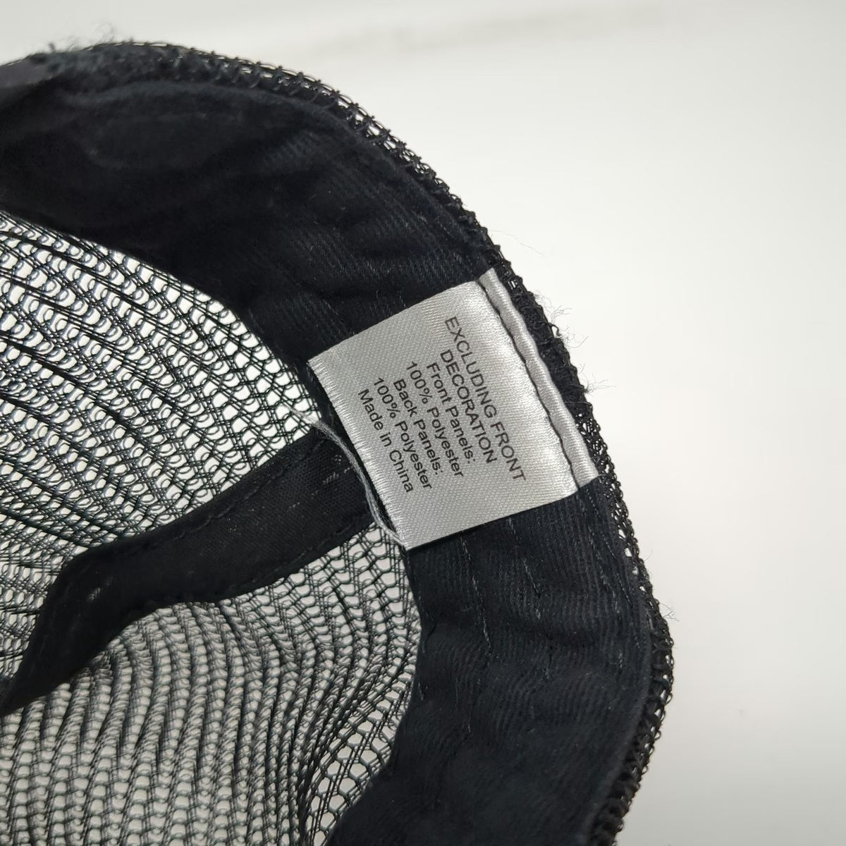 Voodoo Headwear Gray Trucker Hat OSFM Wallowa Lake Oregon Eagle Cap Mesh Back