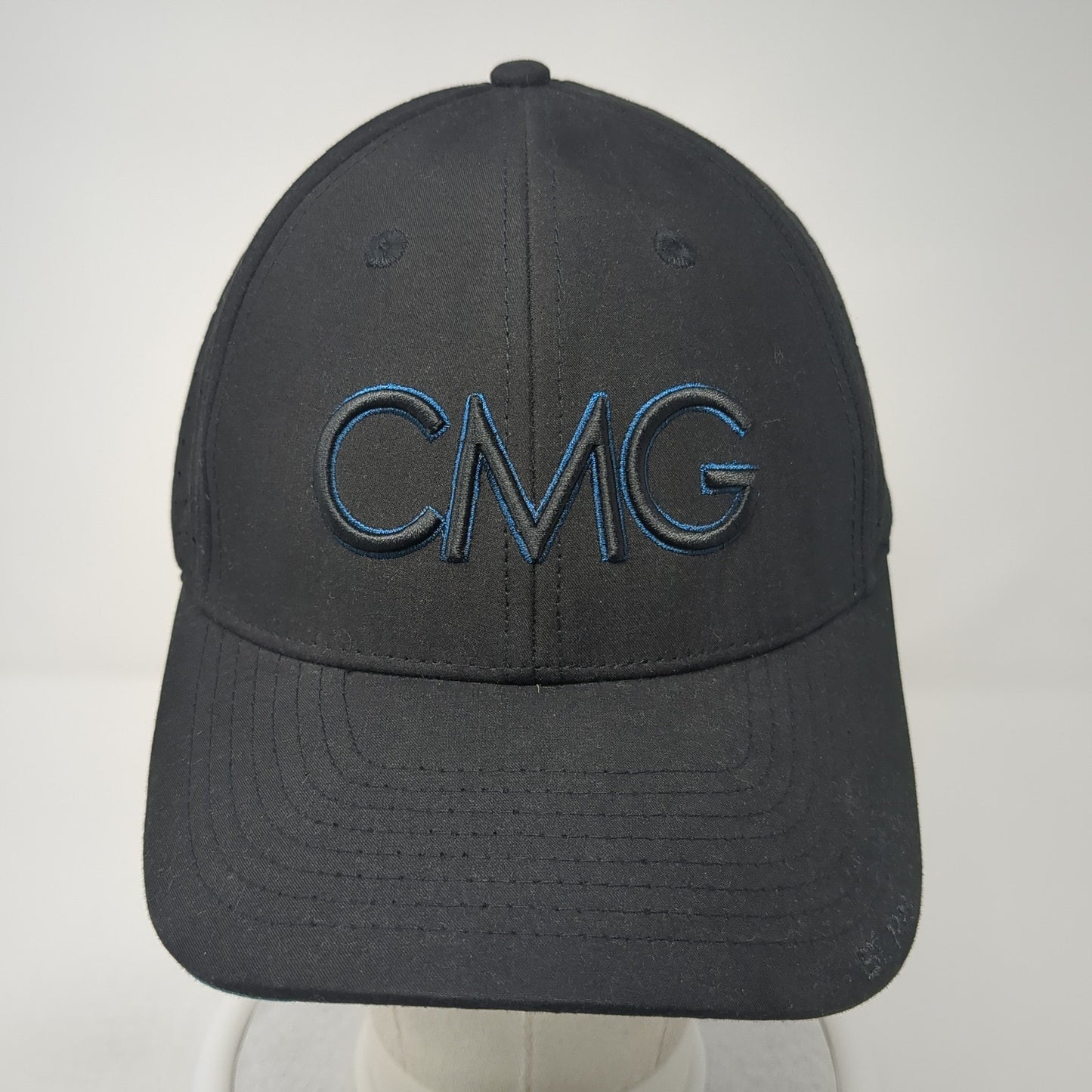 CMG Ecetnene Snapback Hat Black One Size Adjustable Laser Cut Outdoor