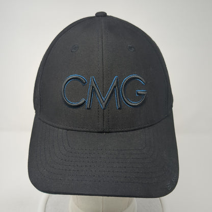 CMG Ecetnene Snapback Hat Black One Size Adjustable Laser Cut Outdoor