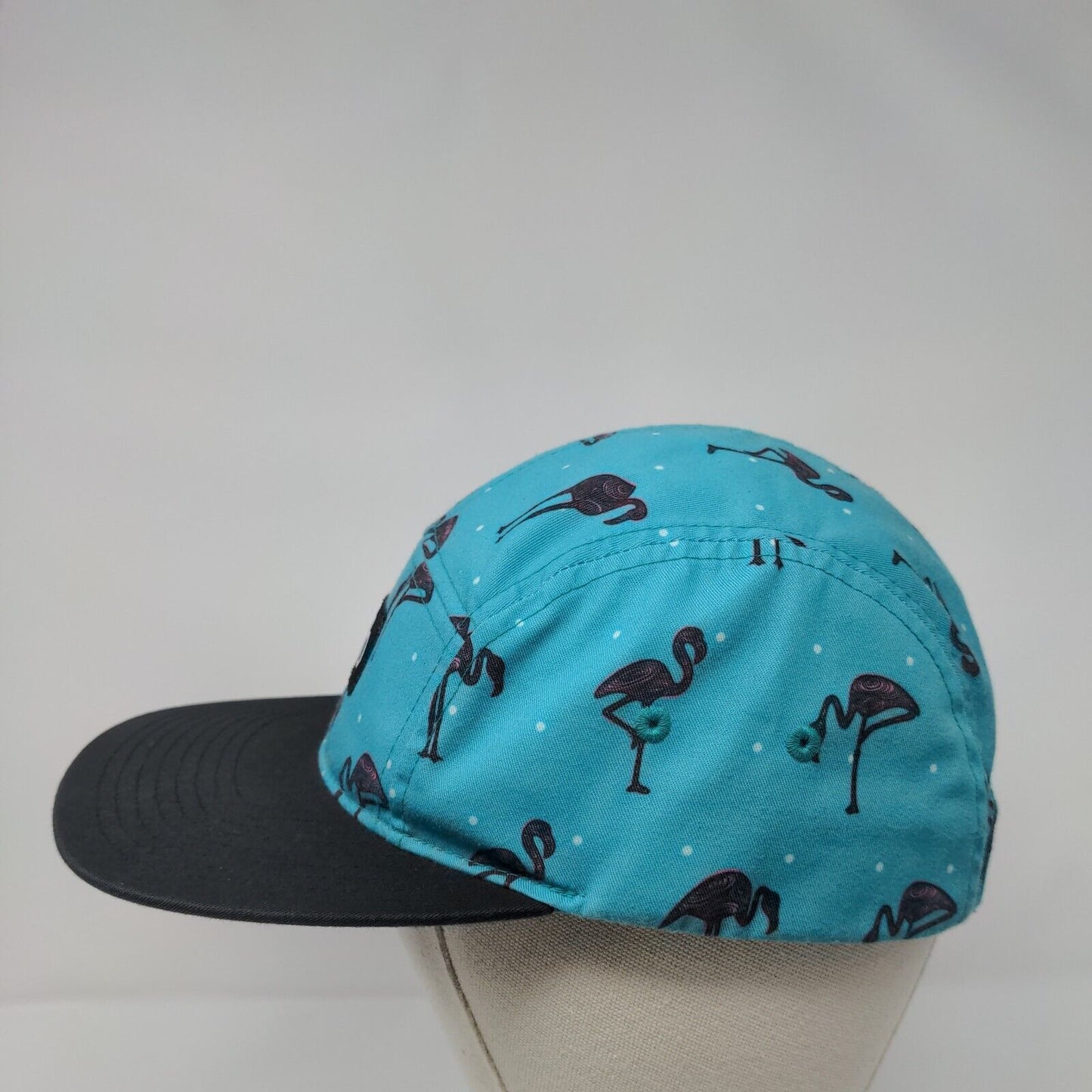 Vib Flamingo Strapback 5 Panel Hat Multicolor One Size Adjustable
