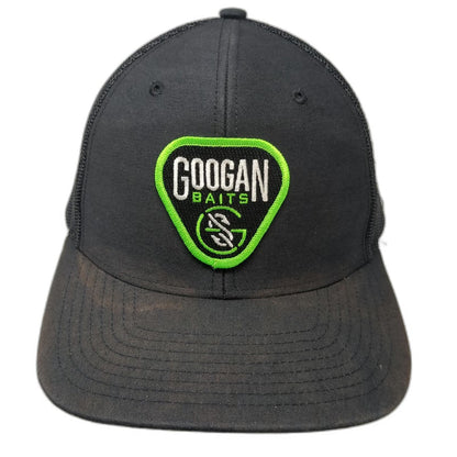 Richardson Trucker Hat Black One Size Googan Baits Mesh Snapback Fishing Tackle