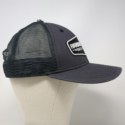 Harbor Freight Trucker Hat Gray One Size Mesh Back Snapback Patch HFT Est 1977