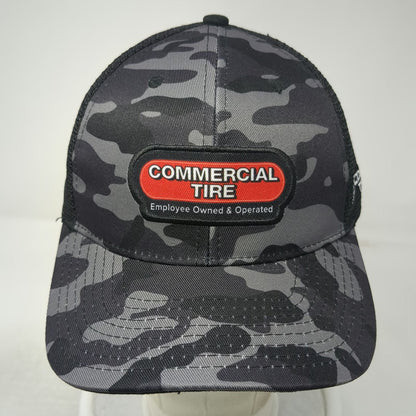 Commercial Tire Trucker Hat Black Camo One Size Cooper Tires Logo Mesh Snapback