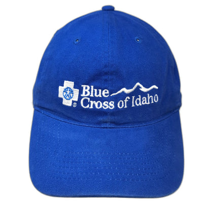 Port & Company Blue Cross of Idaho Baseball Cap Blue One Size Slideback Cotton