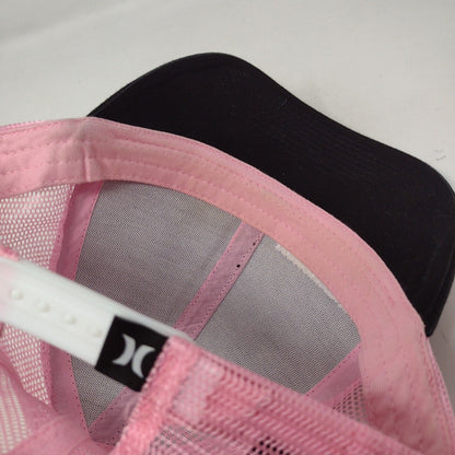 Hurley Snapback Mesh Back Trucker Hat Multi One Size Colorblock