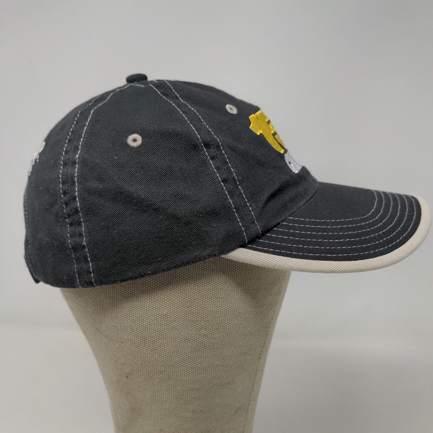 Port Authority Men's Strapback Hat Gray OSFA Embroidered 150 Years Purdue Dining