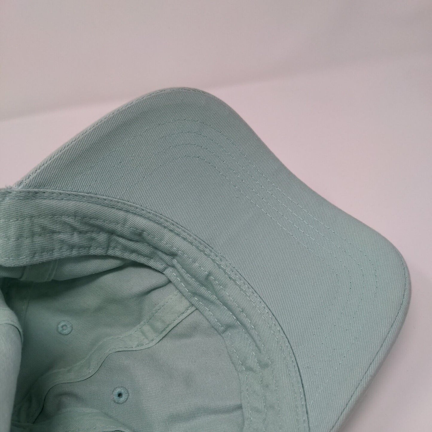 Cap America Slideback Hat Greenish-Blue OSFA Adjustable Solid Blank