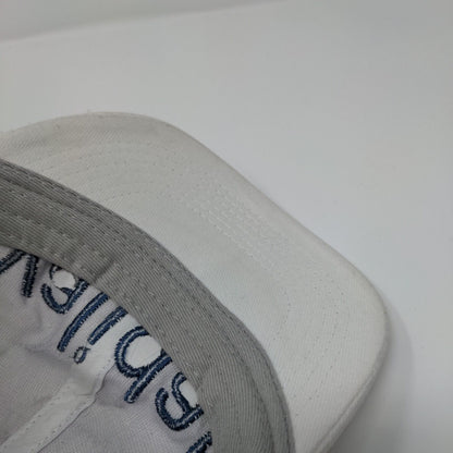 Validar Slideback Hat White One Size Adjustable Embroidered 6 Panel