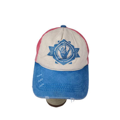 Neo Love Neo Slideback Hat Distressed Adjustable Red White & Blue