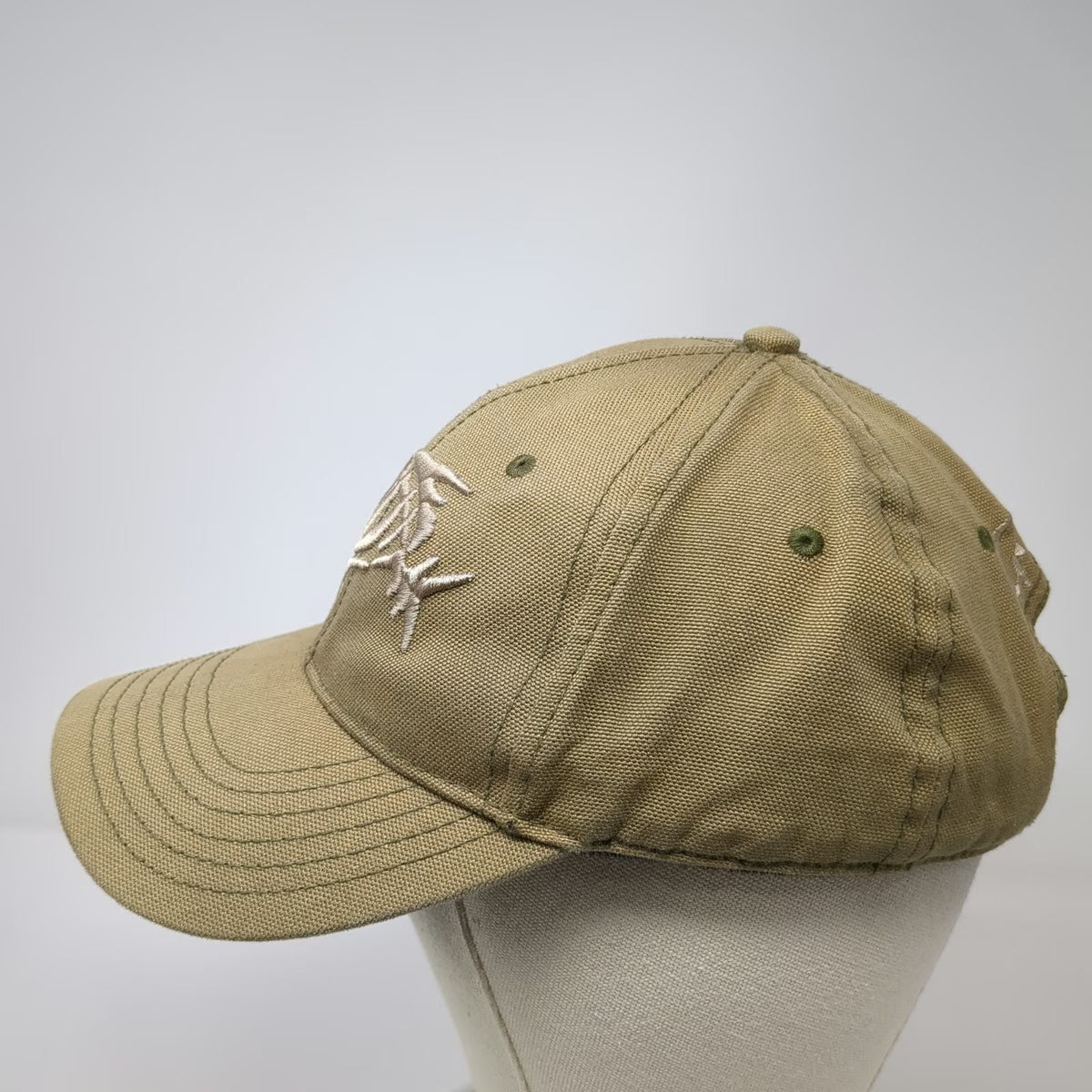 G. Loomis Baseball Cap Green One Size Skeleton Bone Fish Fear No Strapback Hat