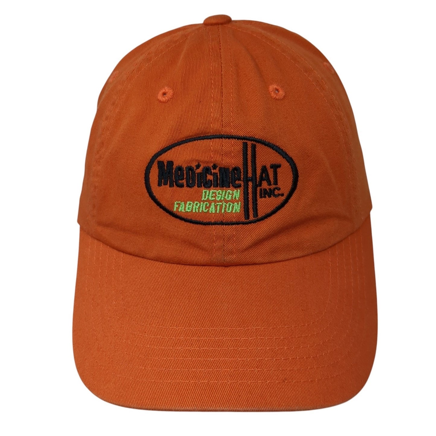 Medicine Hat Inc. Design Fabrication Baseball Cap Orange One Size Port Authority