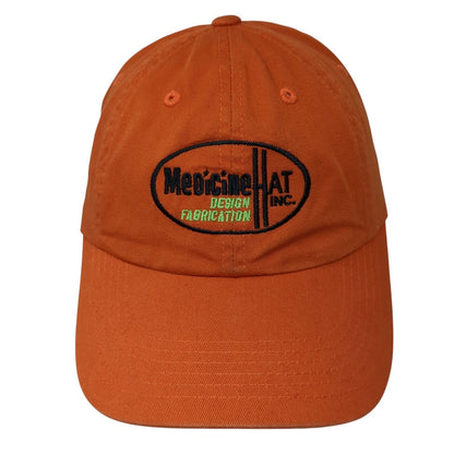 Medicine Hat Inc. Design Fabrication Baseball Cap Orange One Size Port Authority