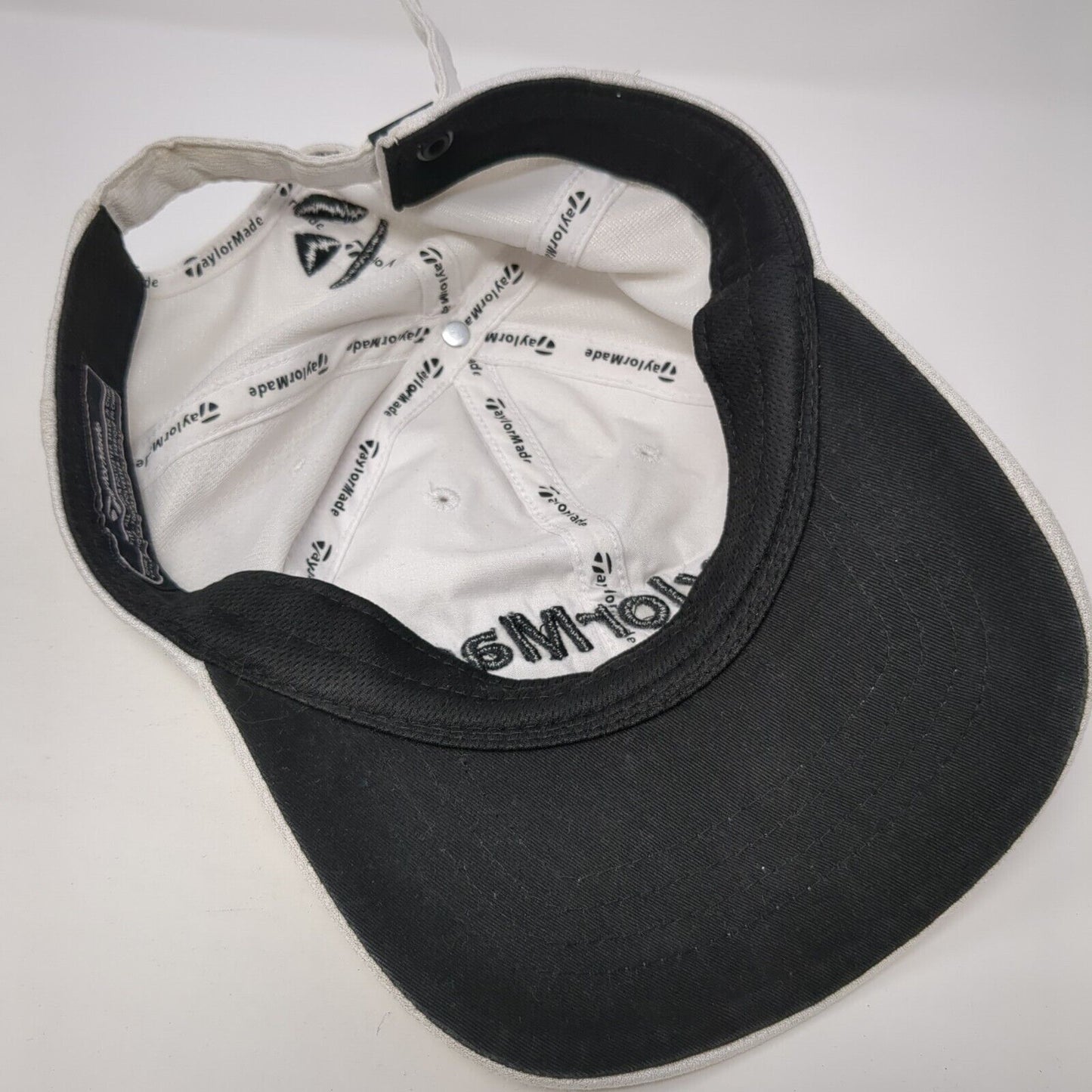 TaylorMade Lethal RBZ Slideback Golf Hat White OS Adjustable Embroidered 6 Panel
