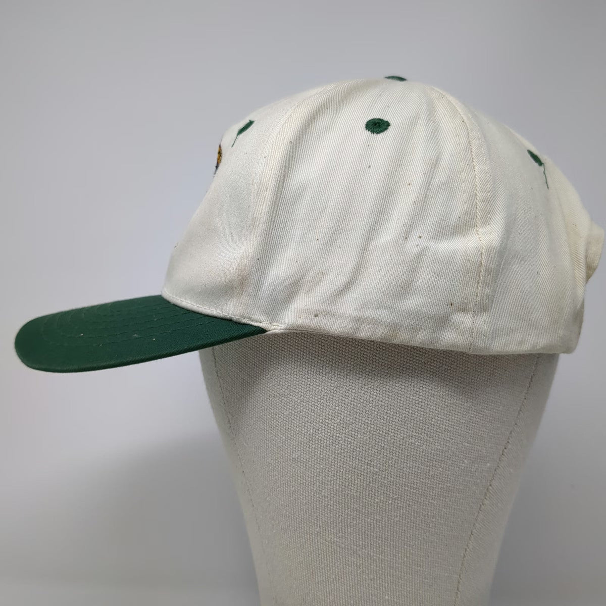 Cobra Caps Snapback White Green One Size New Orleans Gulf Coast RWY Train Hat