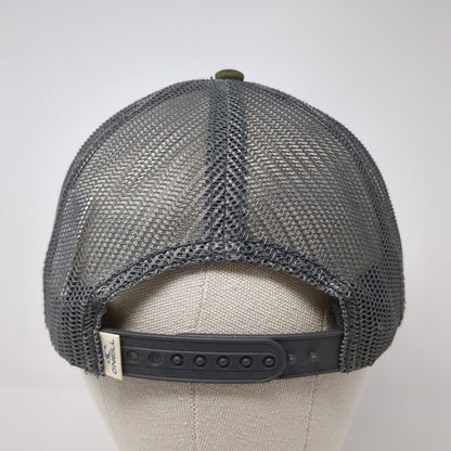 O'Neill Snapback Rope Trucker Hat Brown One Size Mesh Back Colorblock