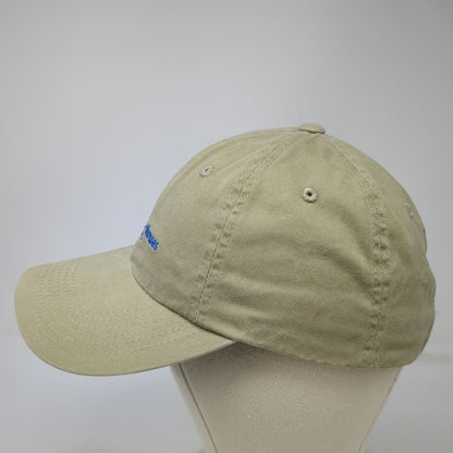 Port Authority Baseball Cap Beige OSFM Slideback Moss Greenhouses Employee Hat