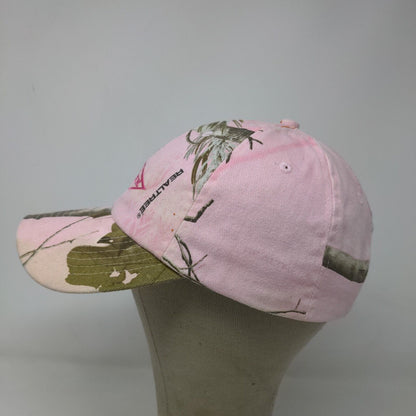 Kati Women's Strapback Hat Pink Camo Size OSFA Embroidered Amerex Logo