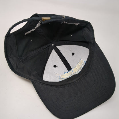 Crucial Technology Slideback Hat Black OSFA Adjustable Embroidered