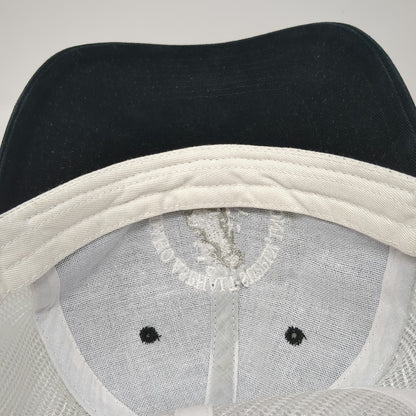 Trucker Hat Black White One Size Idaho Asphalt Supply Inc Snapback Paving Mesh