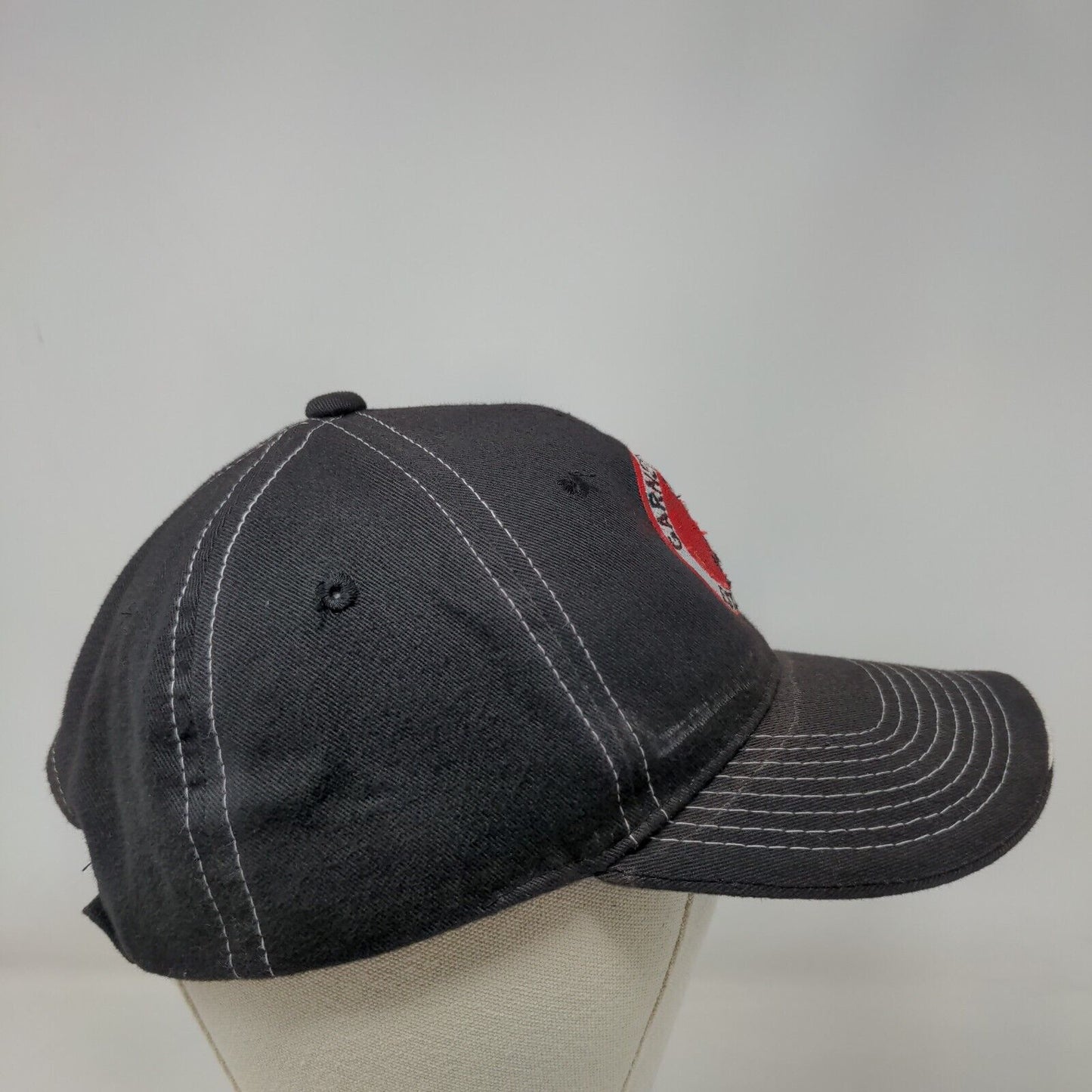 Garnett Oil Co. Strapback Hat Black OSFM Embroidered Outdoor Cap