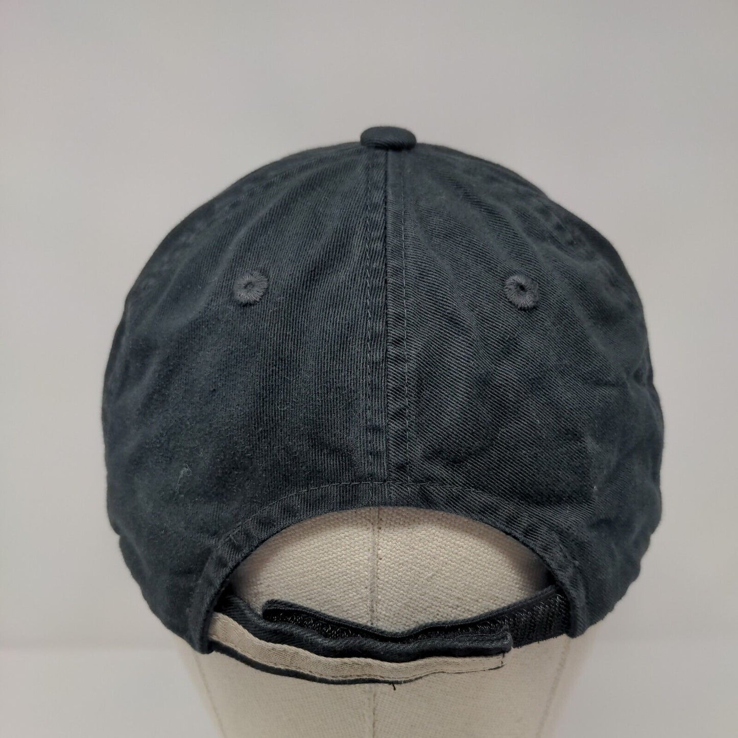 HCM Hells Canyon Marine Strapback Hat Black One Size Embroidered