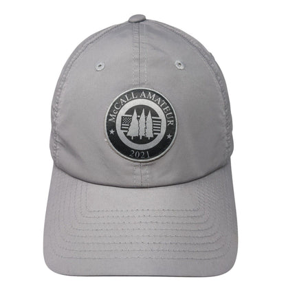McCall Amateur 2021 Patch Strapback Hat Gray One Size Quest Groups