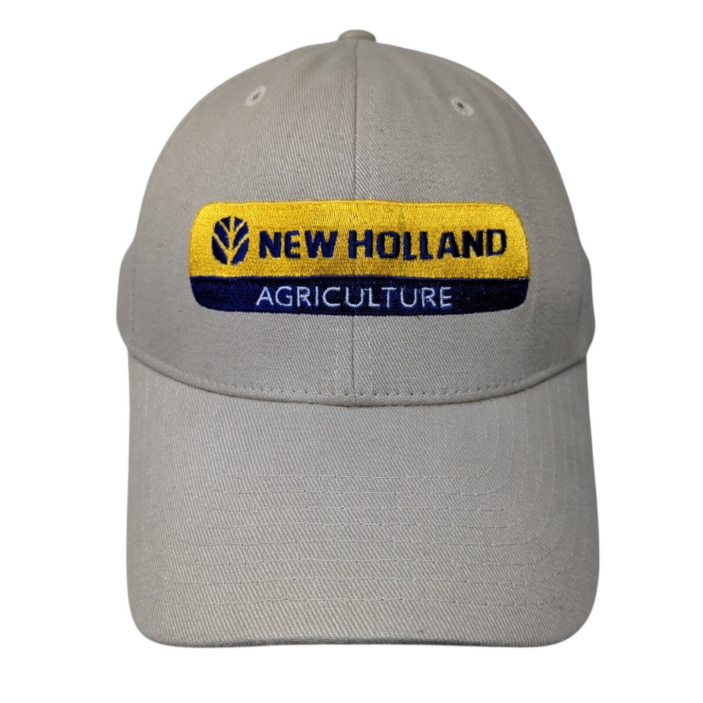 New Holland Agriculture Fitted Hat Tan L-XL Solid 2012 World Ag Expo