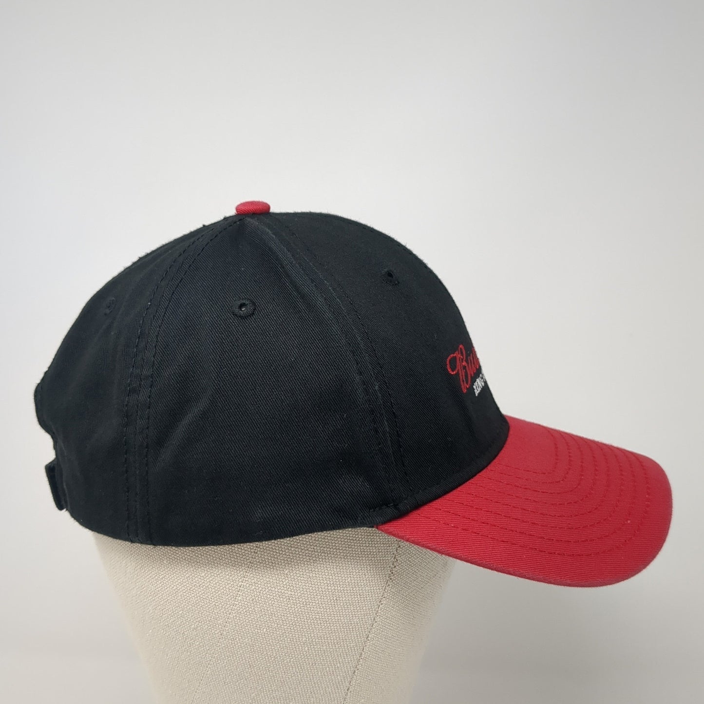 Budweiser King Of Beers Strapback Hat Black One Size Adjustable 6 Panel