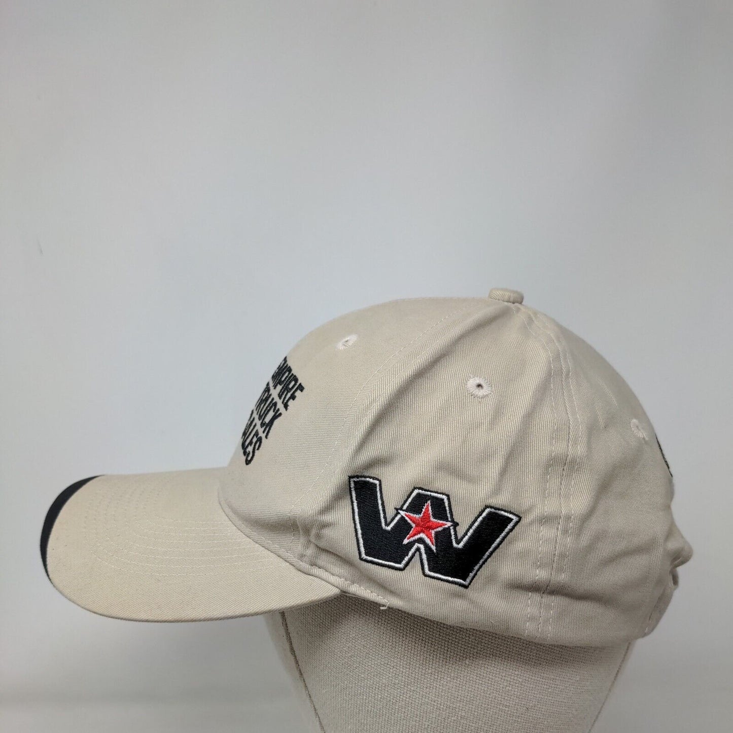 Empire Truck Sales Freightliner Strapback Hat Tan One Size Embroidered