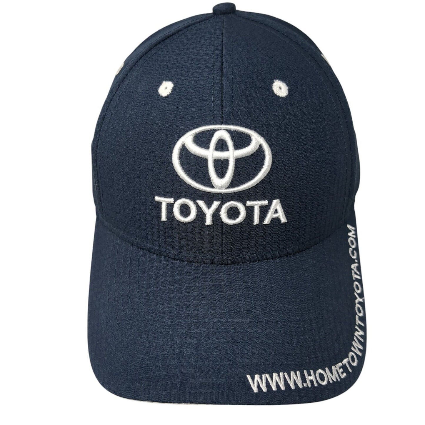 Toyota Hometown Strapback Hat Blue One Size Adjustable Embroidered Atlanta Cap