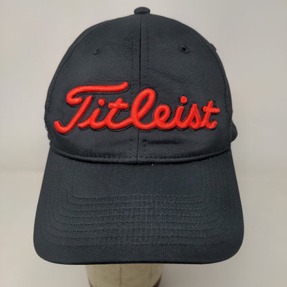 Titleist Men's Slideback Hat Black Prairie View Golf Club Embroidered Logo
