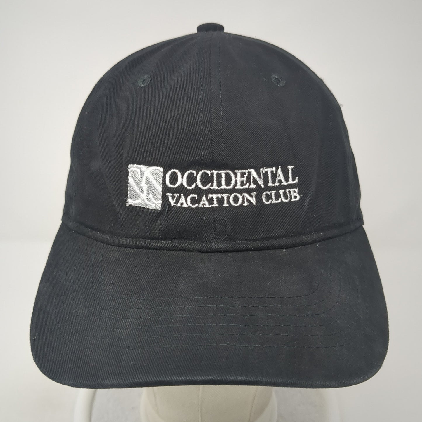 Occidental Vacation Club Slideback Hat Black One Size Adjustable Outdoor