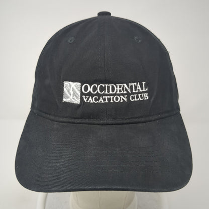 Occidental Vacation Club Slideback Hat Black One Size Adjustable Outdoor