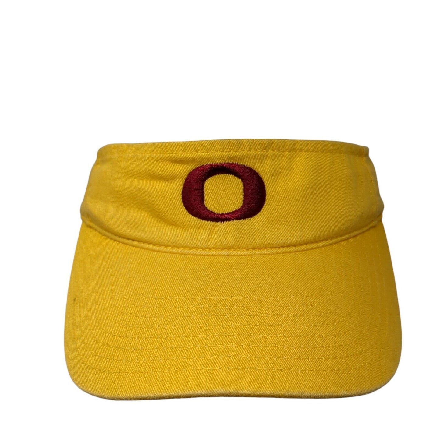 Letter O Strapback Sunvisor Hat Yellow OS Adjustable Embroidered Richardson
