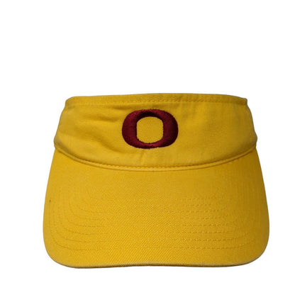 Letter O Strapback Sunvisor Hat Yellow OS Adjustable Embroidered Richardson