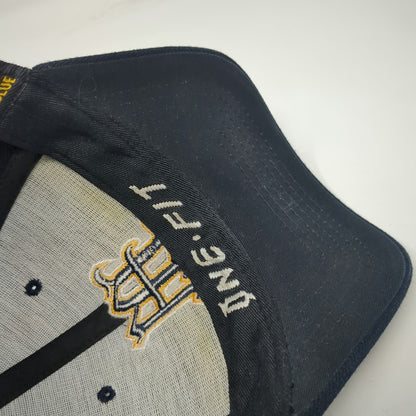 Michigan Wolverines NCAA Top of the World Blue OSFM Cap Stretch Fit Logo M Hat