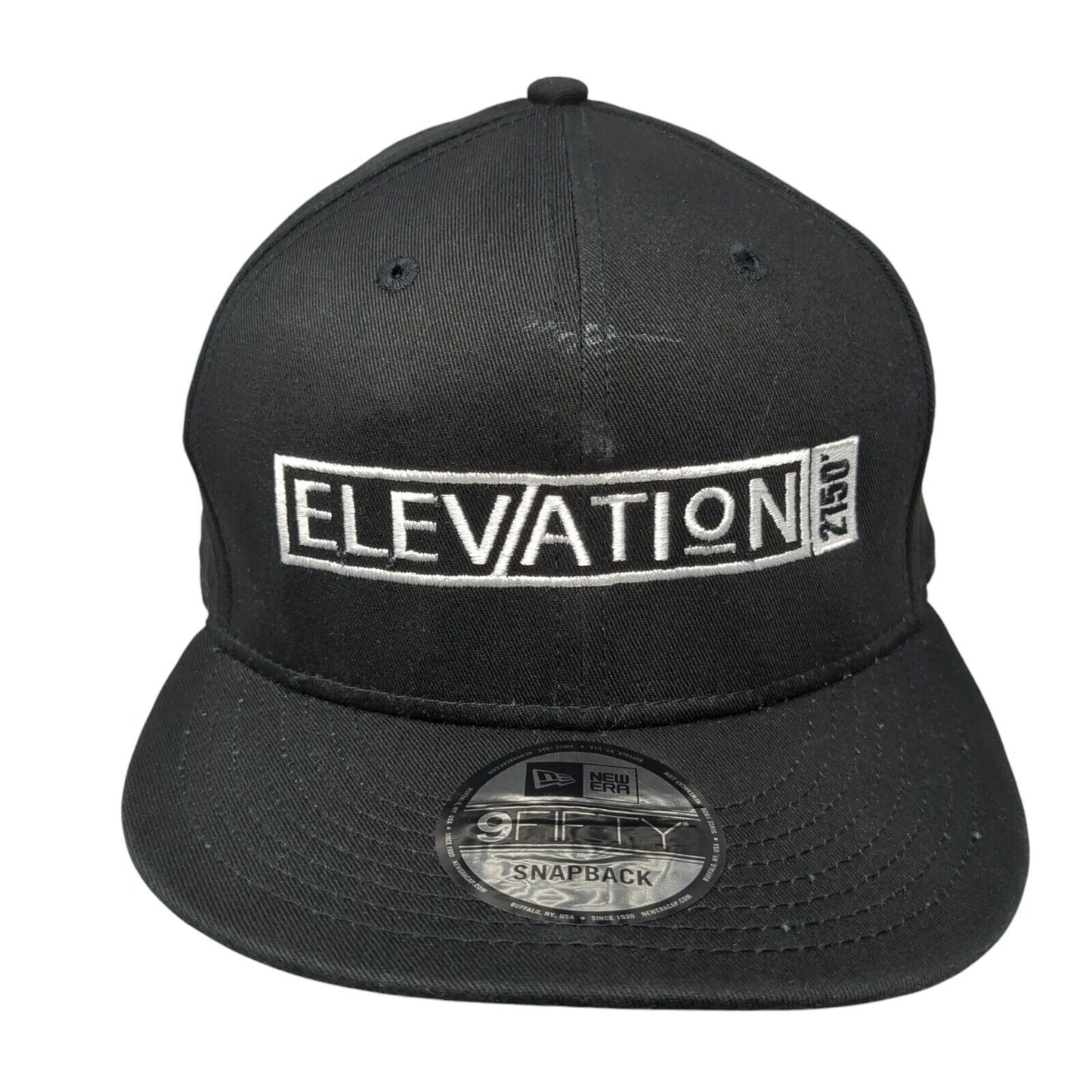 Elevation 2750 Snapback Hat Black One Size Adjustable New Era 9Fifty