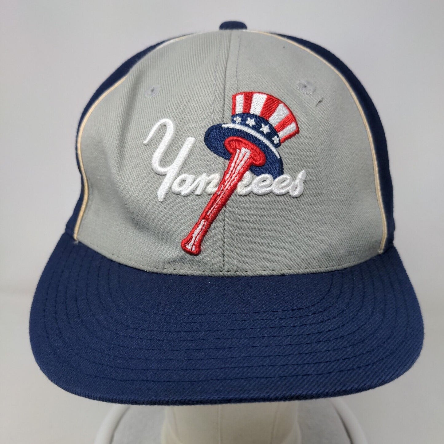 American Needle Men's Fitted Hat Multicolor Embroidered New York Yankees Logo