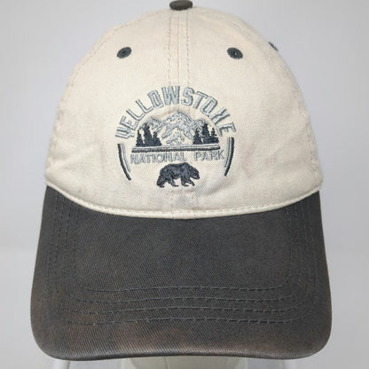 Prairie Mountain Baseball Cap Beige One Size Yellowstone National Park Bear Hat