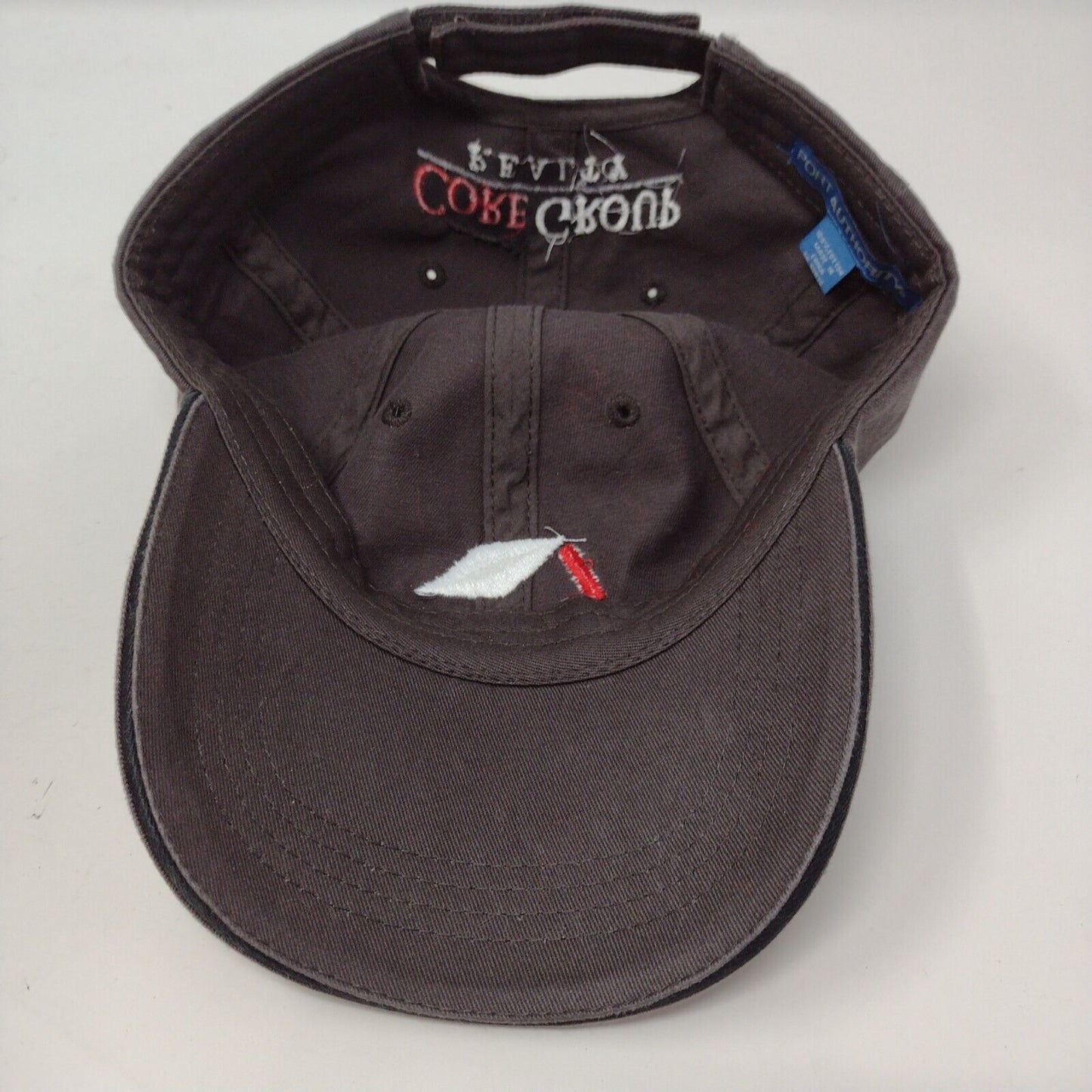 Core Group Realty Strapback Hat Gray OSFA Embroidered Port Authority