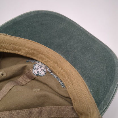 Saint Alphonsus Slideback Hat Multi One Size Colorblock Leather Strap