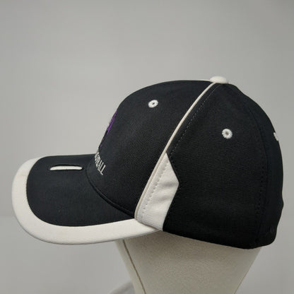 Rocky Football Fitted Hat Black 6 7/8-7 3/8 Embroidered 698F Pacific Headwear