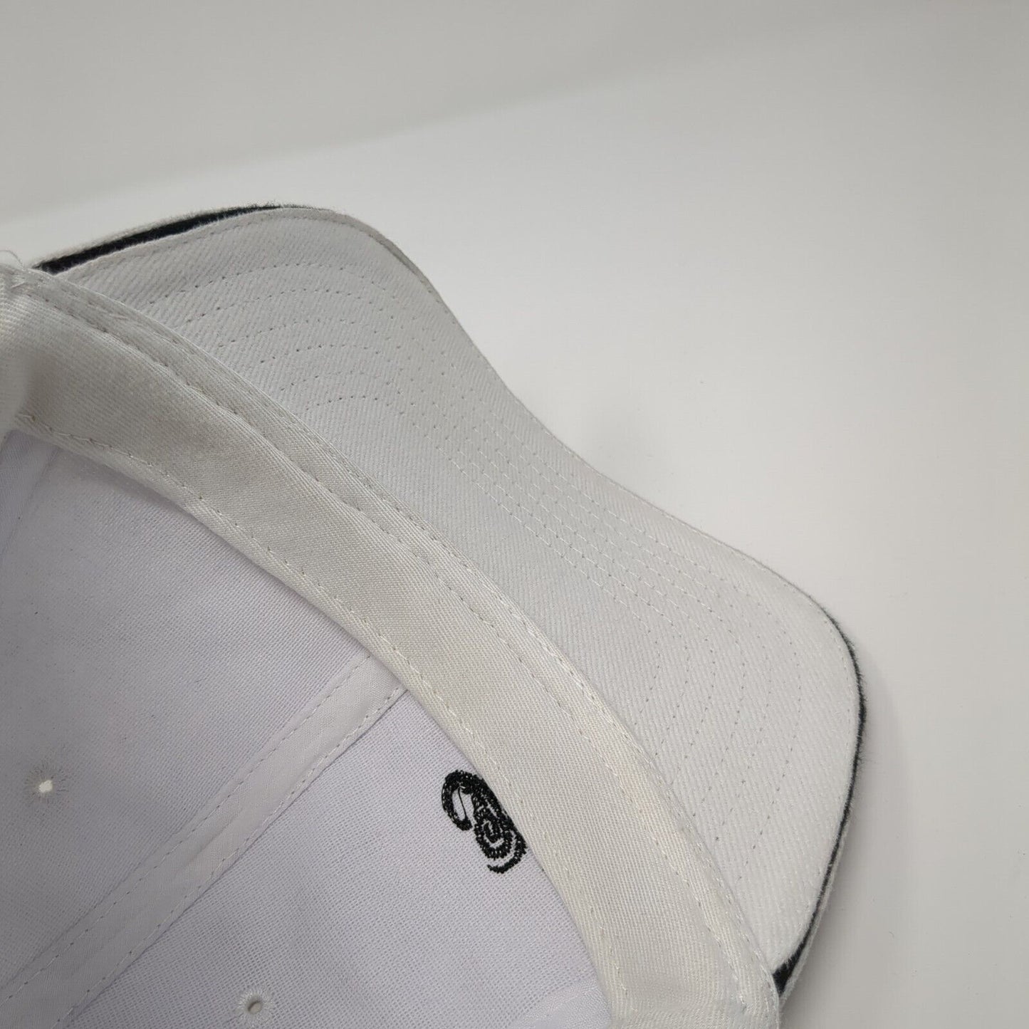 Hawaii Slideback Hat White One Size Adjustable Embroidered Vented Holes Surfware