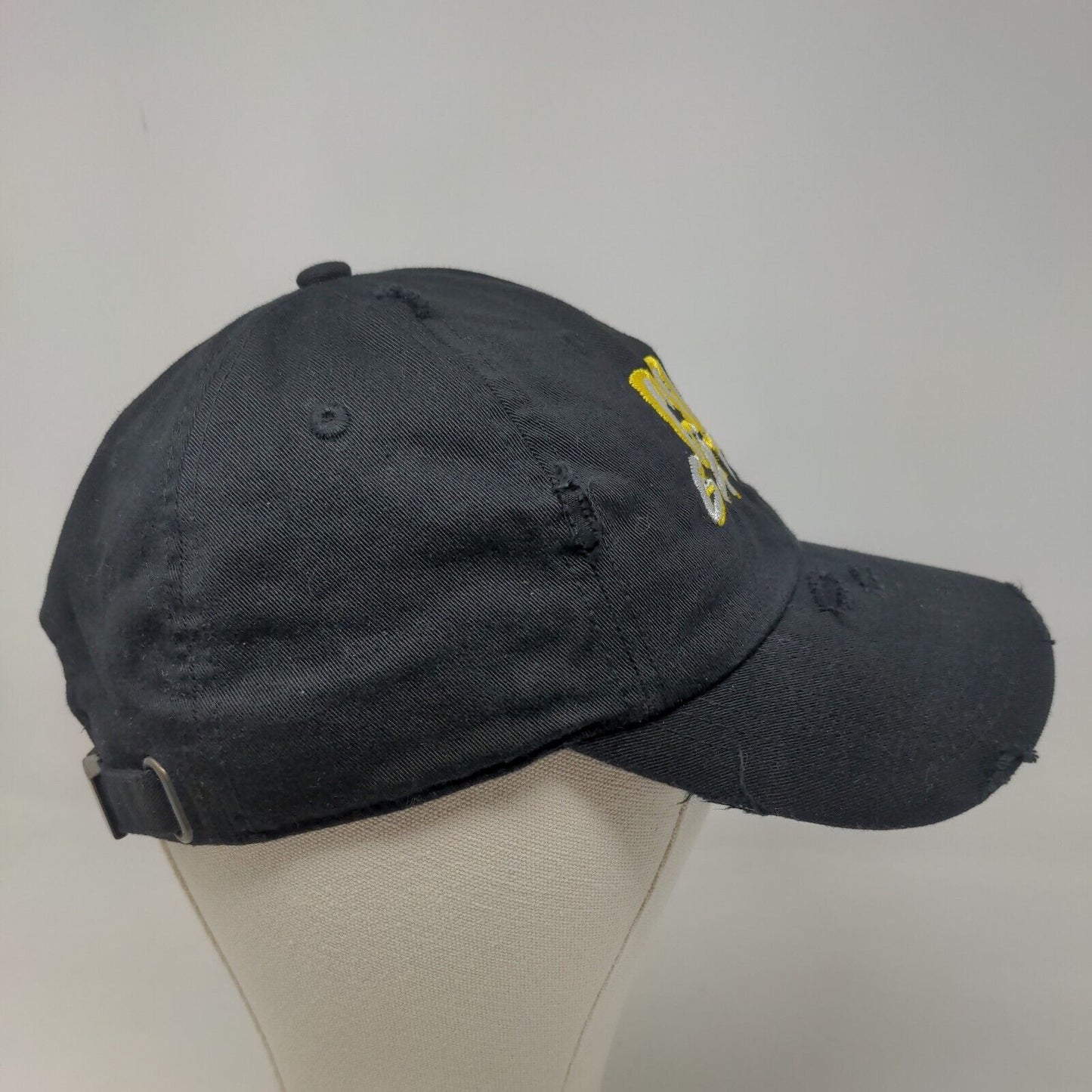 KB Ethos Men's Slideback Hat Black Adjustable Embroidered Good Batch Llogo