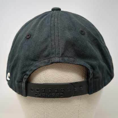 Champro Snapback Black XL Embroidered Letter M Gray Underbrim Sports Hat