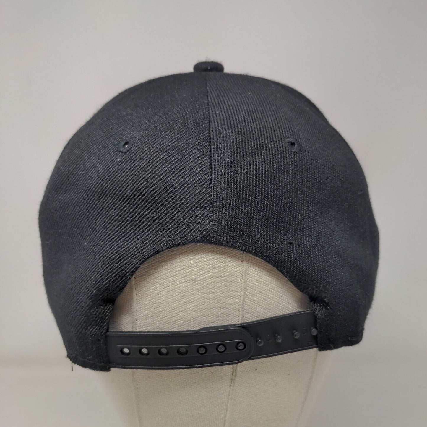 WSEC Compass Premium Snapback Hat Black OSFA Adjustable 6 Panel Max Headgear