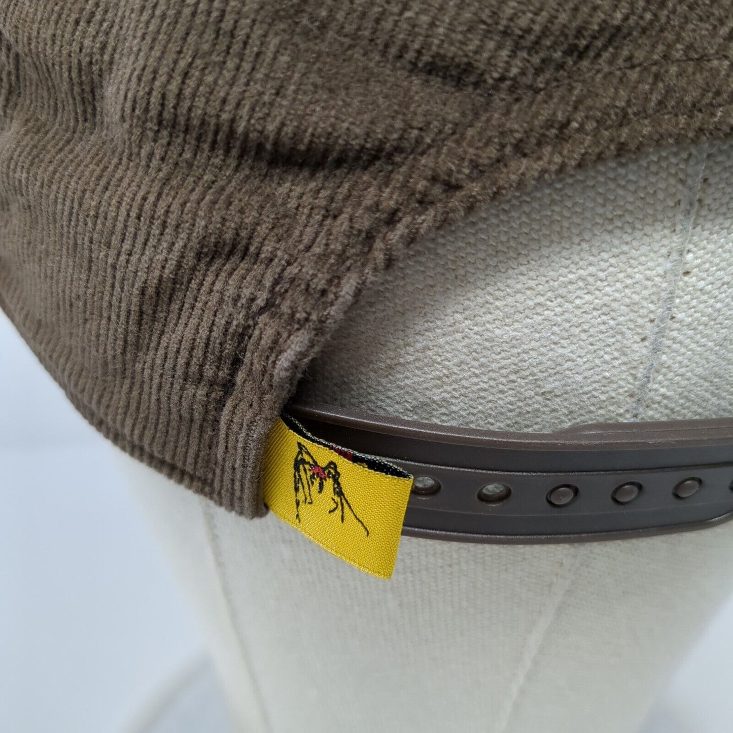 Poison Spider Bicycles Moab Utah Snapback Corduroy Hat Brown OSFA Ouray Logo