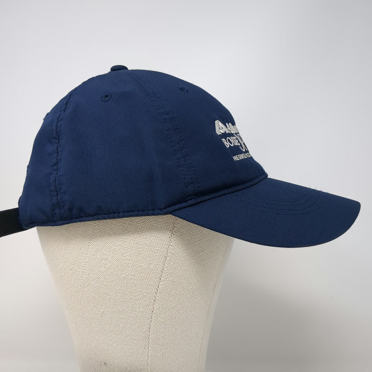 Nike Baseball Cap Blue One Size Albertsons Boise Open Golf Strapback Hat Swoosh